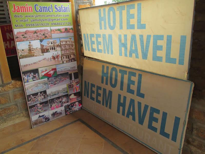 Hotel Neem Haveli Jaisalmer Dış mekan fotoğraf